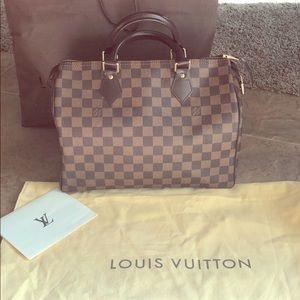 Louis Vuitton Speedy 30 Damier Ebene